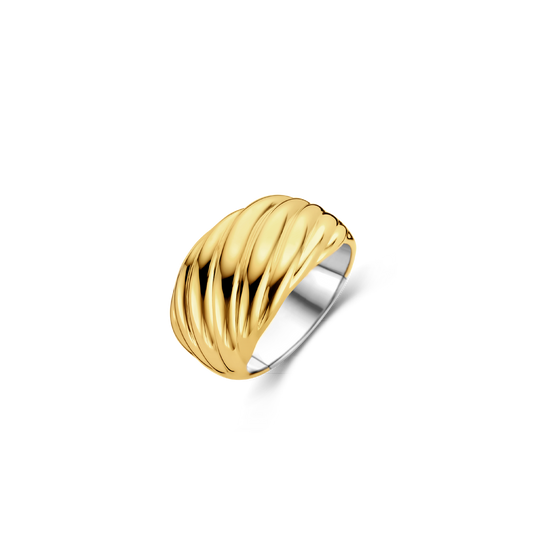Milano Dome Ring, Size 56 - Gold - 12238SY/56