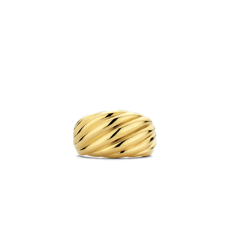 Milano Dome Ring, Size 56 - Gold - 12238SY/56