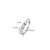 Cubic Zirconia 5 Stone Ring - Silver