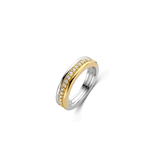 Milano Triple Band Ring - Silver/Gold - 12282ZY