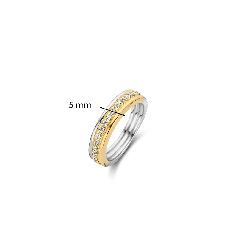 Milano Triple Band Ring - Silver/Gold - 12282ZY