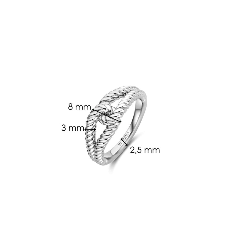 Milano Knot Ring - Silver - 12323SI