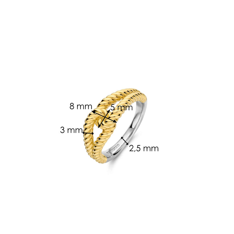 Milano Knot Ring - Gold - 12323SY