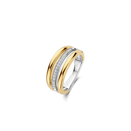 Milano Triple Band Ring - Gold/Silver - 12369ZY