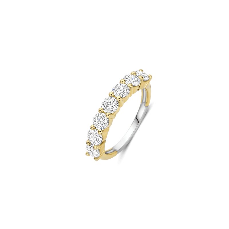 Milano CZ Seven Stone Ring - Gold - 12380ZY