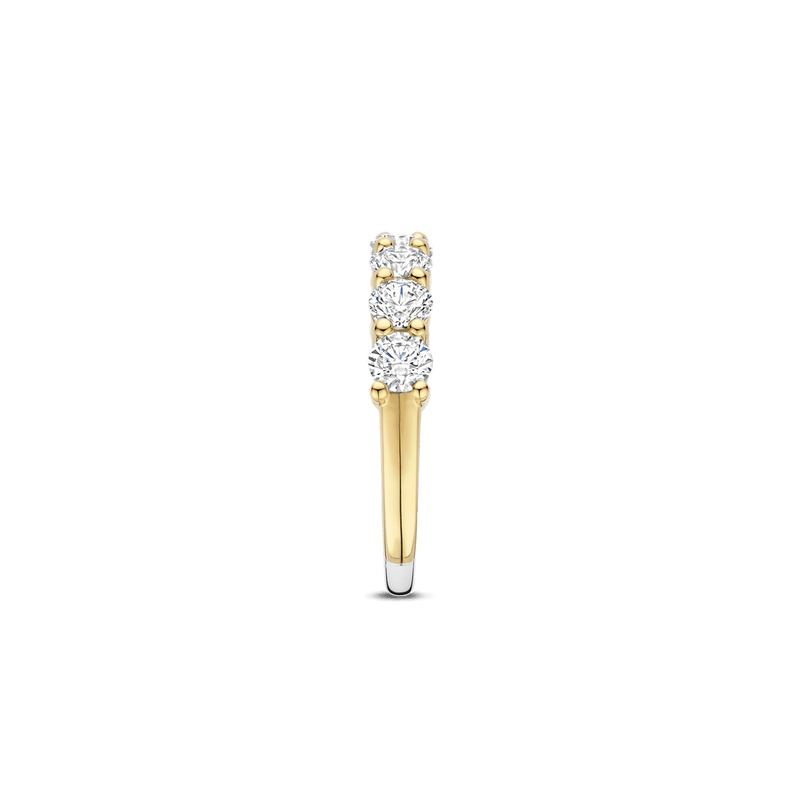 Milano CZ Seven Stone Ring - Gold - 12380ZY