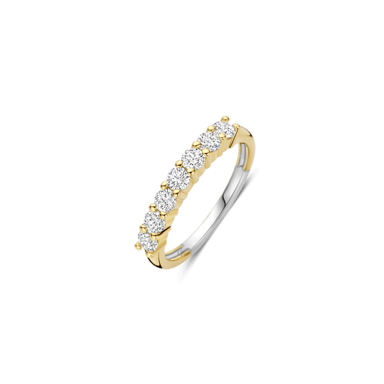 Milano CZ Seven Stone Ring - Gold - 12381ZY