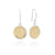 Classic Circle Drop Earrings - Gold - 1286-EGG-GLD