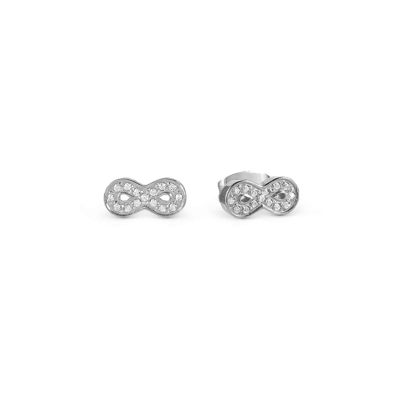 Soffio D'Amore Infinity CZ Earrings - Silver - 134002/024