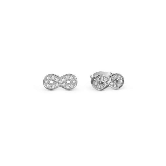 Soffio D'Amore Infinity CZ Earrings - Silver - 134002/024