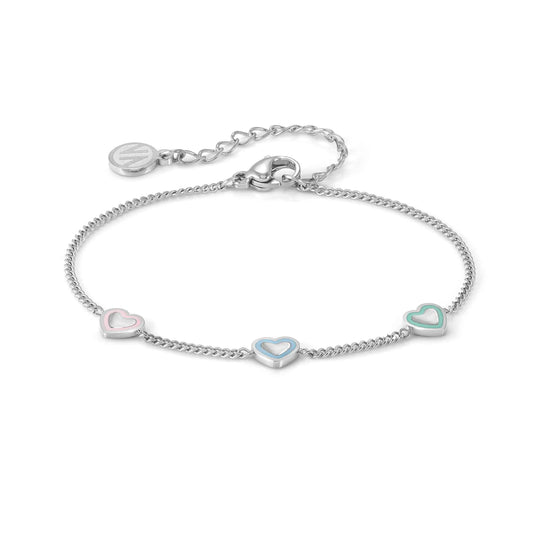 Fairy Icons Heart Bracelet - Silver - 134100/022