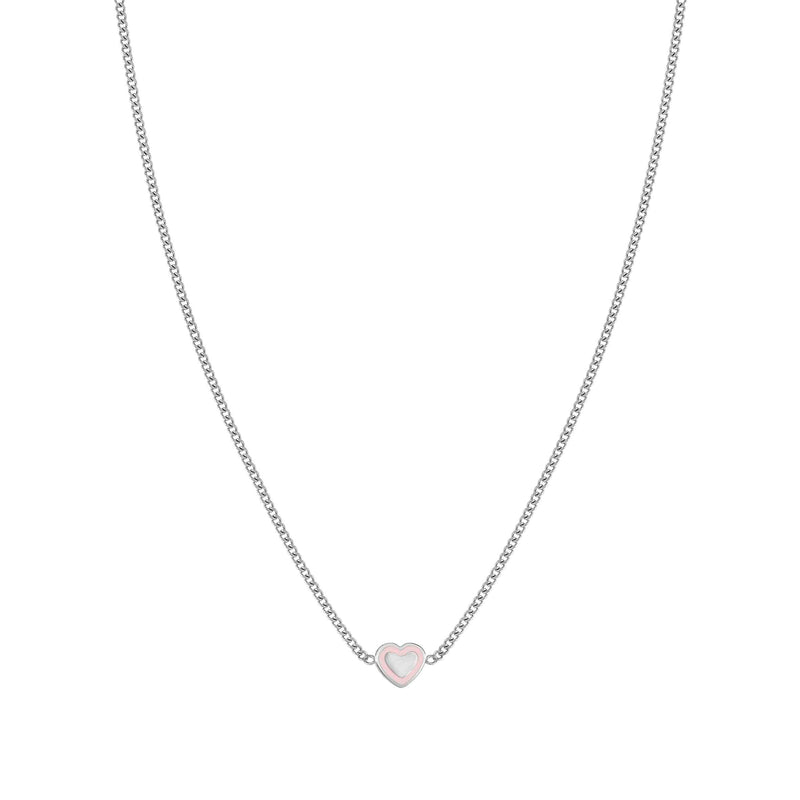 Fairy Icons Heart Necklace - Silver - 134102/022
