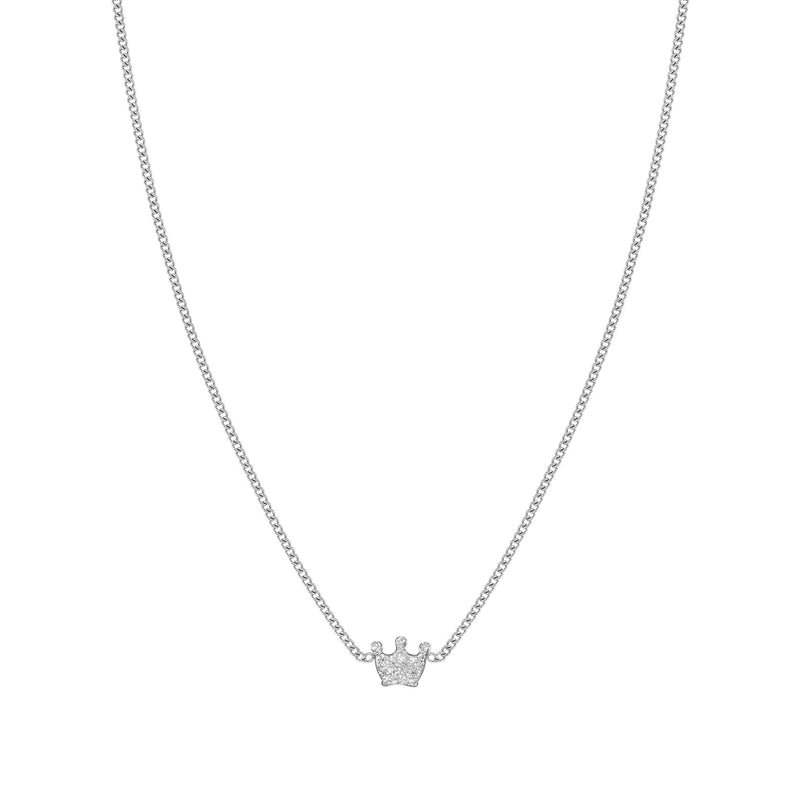 Fairy Icons Crown Necklace - Silver - 134102/039