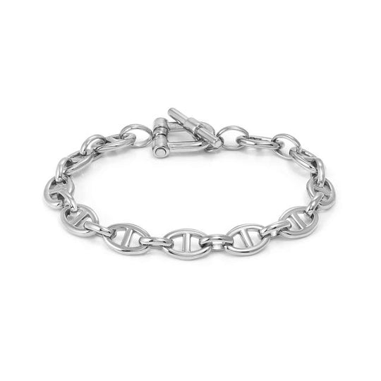 Ecclettica Navy Chain Bracelet, Large - Silver - 134303/001