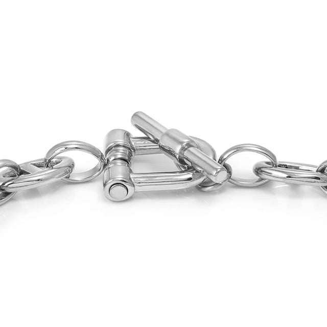 Ecclettica Navy Chain Bracelet, Large - Silver - 134303/001