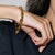 Ecclettica Navy Chain Bracelet, Large - Gold - 134303/012