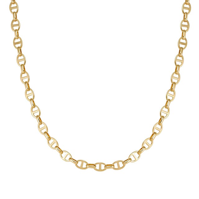Ecclettica Navy Chain Necklace - Gold - 134309/012