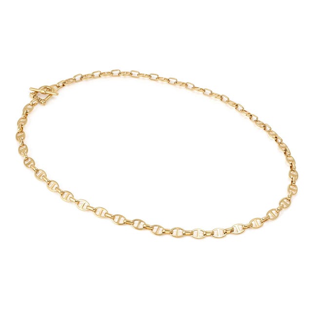 Ecclettica Navy Chain Necklace - Gold - 134309/012