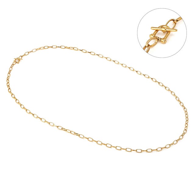 Ecclettica Long Chain Necklace - Gold - 134311/012