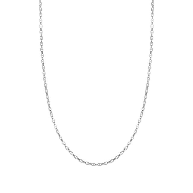 Ecclettica Long Navy Chain Necklace - Silver - 134313/001