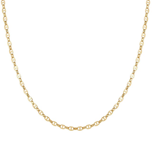 Ecclettica Long Navy Chain Necklace - Gold - 134313/012