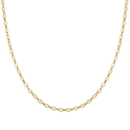 Ecclettica Long Navy Chain Necklace - Gold - 134313/012