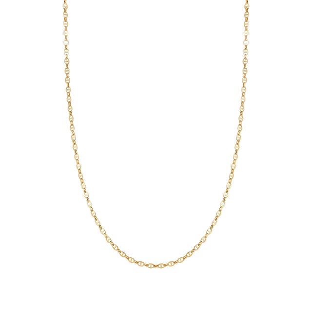 Ecclettica Long Navy Chain Necklace - Gold - 134313/012