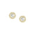 Gold Aurea CZ Collection - Pendant, Bracelet & Stud Earrings - SAVE £10