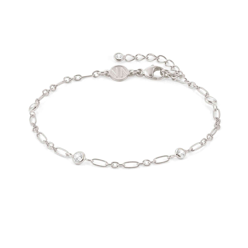 Bella Elongated Chain Bracelet - Silver - 146684/036