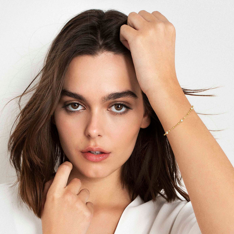 Bella Mixed Chain Bracelet - Gold - 146685/034