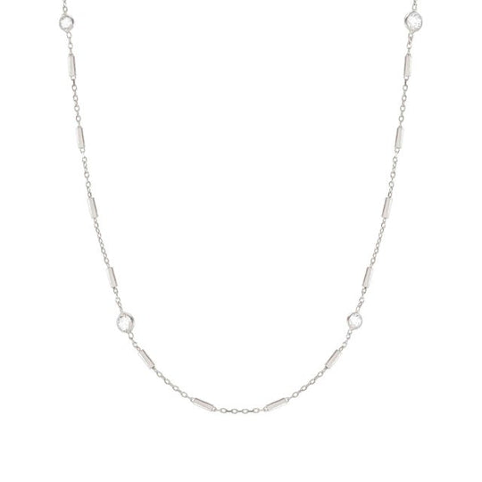 Bella Fantasy Chain Necklace - Silver - 146686/035