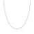 Bella Elongated Chain Necklace - Silver - 146686/036