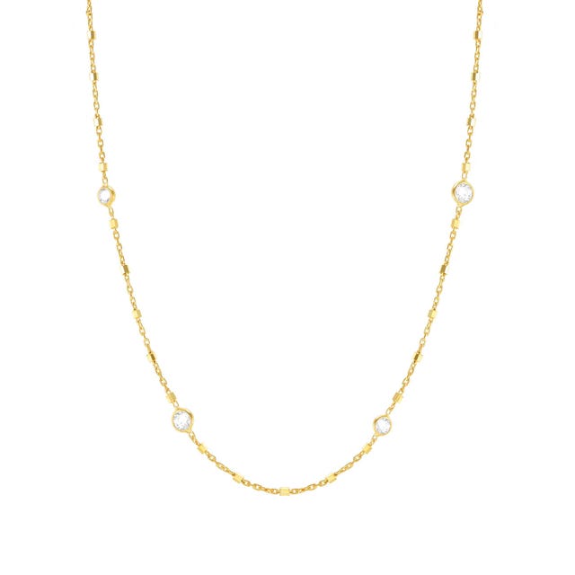 Bella Mixed Chain Necklace - Gold - 146687/034