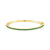 Lovelight Green CZ Bangle - Gold - 149715/016