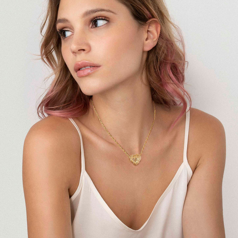 Lovelight Heart Necklace - Silver - 149716/008