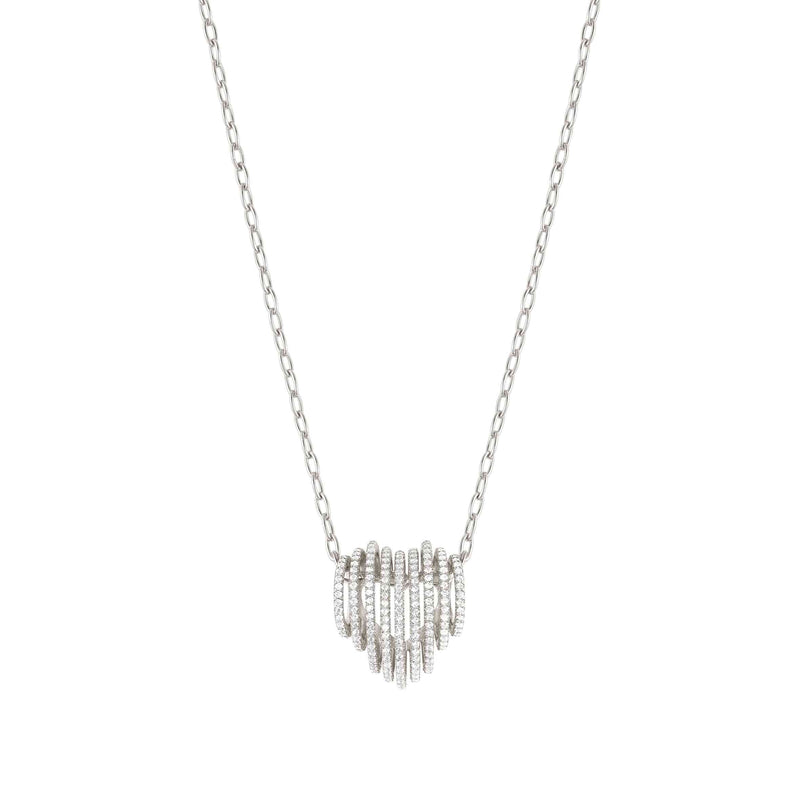 Lovelight Heart Necklace - Silver - 149716/008