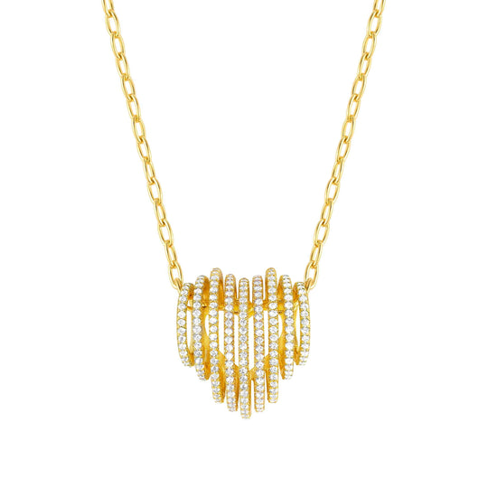 Lovelight Heart Necklace - Gold - 149716/014