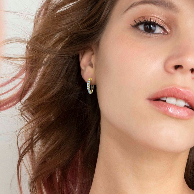 Lovelight Hoop Earrings - Silver