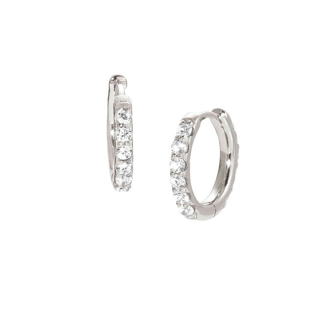 Lovelight Hoop Earrings - Silver
