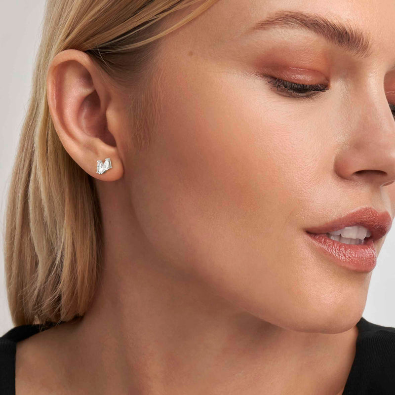 Colour Wave Earrings - Silver - 149813/001