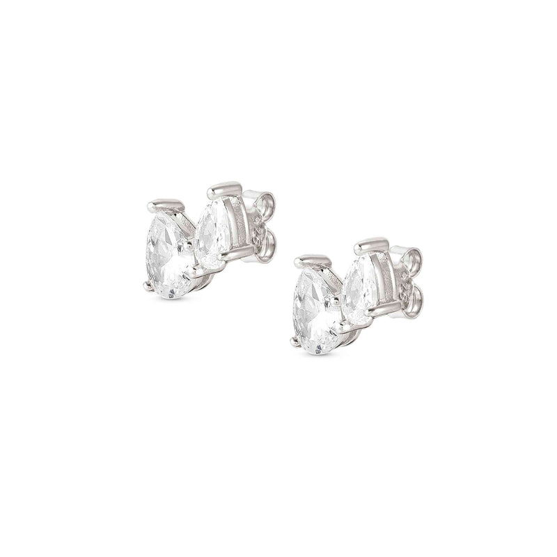 Colour Wave Earrings - Silver - 149813/001