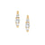 Colour Wave Hoop Earrings - Gold - 149822/012
