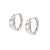 Colour Wave Hoop Earrings - Silver - 149823/001