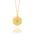 Evil Eye Necklace London Blue Topaz - Gold - GDN5GP