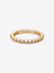 Pyramid Studded Ring - 14ct Gold Plated - 162800C01