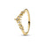 Tiara Star Ring - 14ct Gold Plated