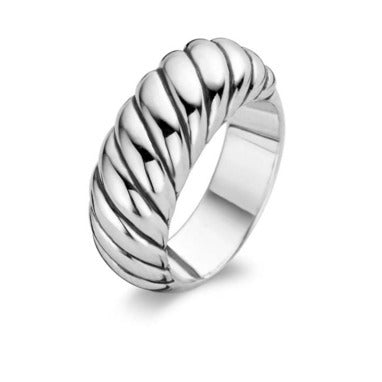Twisted Ring, Size 56 - Silver - 1805ST/56