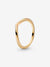 Wishbone Ring - 14ct Gold Plated - 168742C00