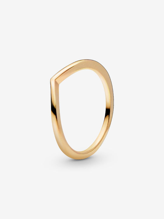 Wishbone Ring - 14ct Gold Plated - 168742C00