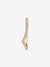 Sparkling Wishbone Ring - 14ct Gold Plated - 168758C01